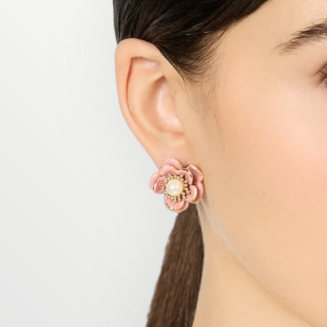 SODINI - ORECCHINI FIORE E PERLA