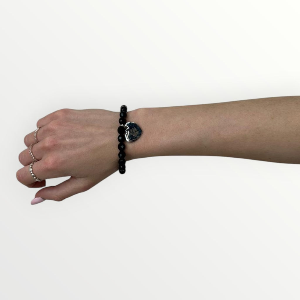 MOMI - BRACCIALE ZAFFIRO CUORE