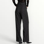 FRACOMINA - PANTALONE GESSATO CON LUREX