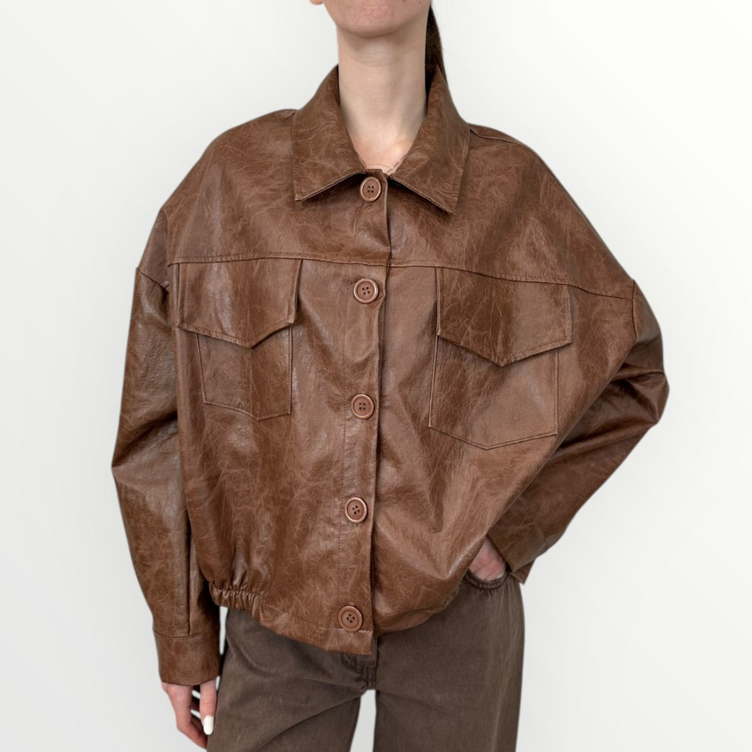 HAVEONE - GIACCA EFFETTO VINTAGE