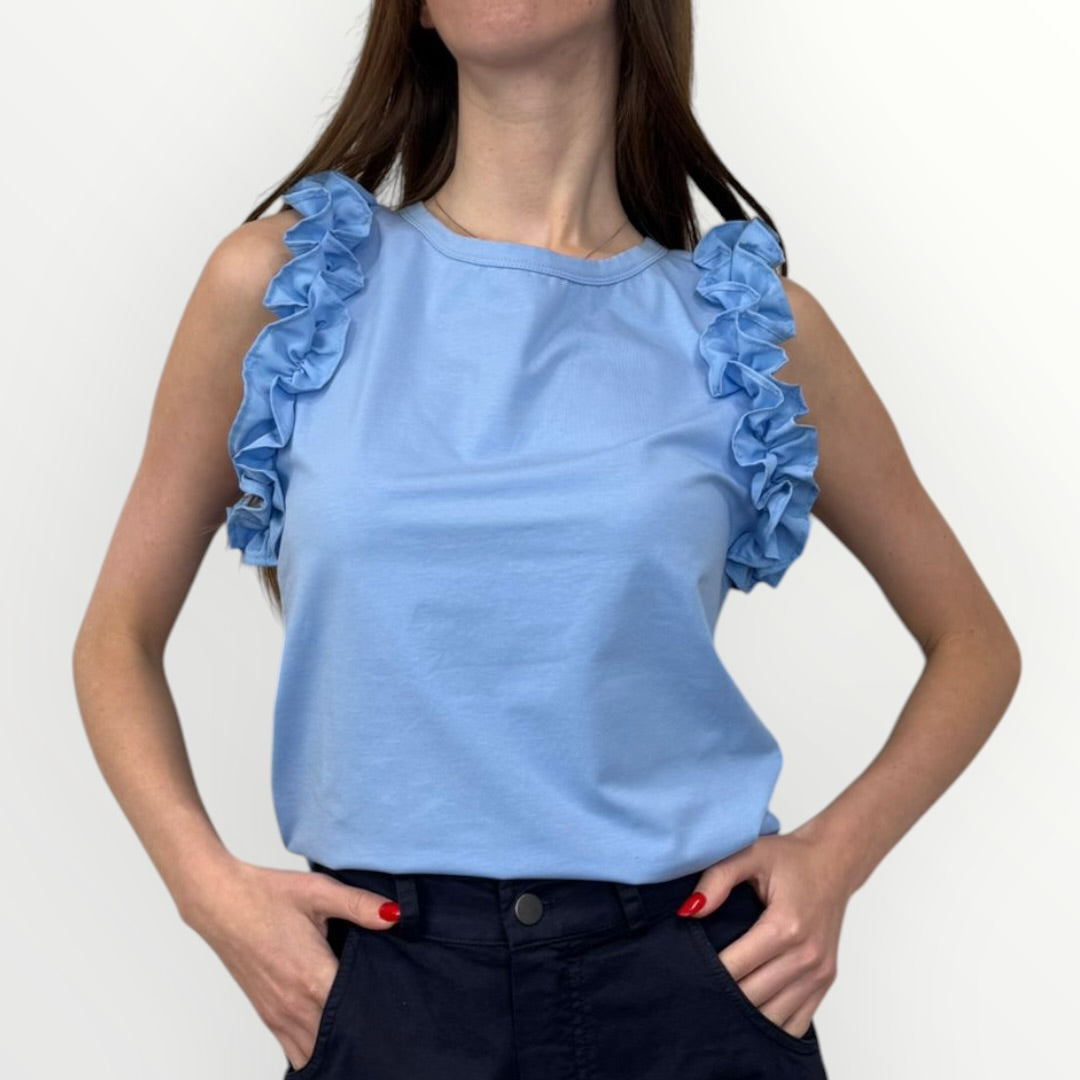 NO SECRETS - T-SHIRT PROFILI ARRICCIATI
