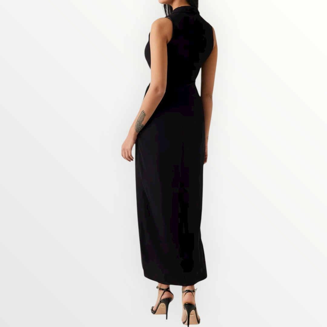 GUESS - ABITO LUNGO CON BOTTONI