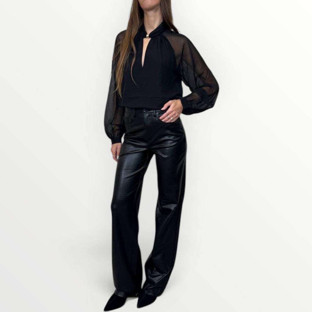 VERO MODA - PANTALONE TESSA LUNGO