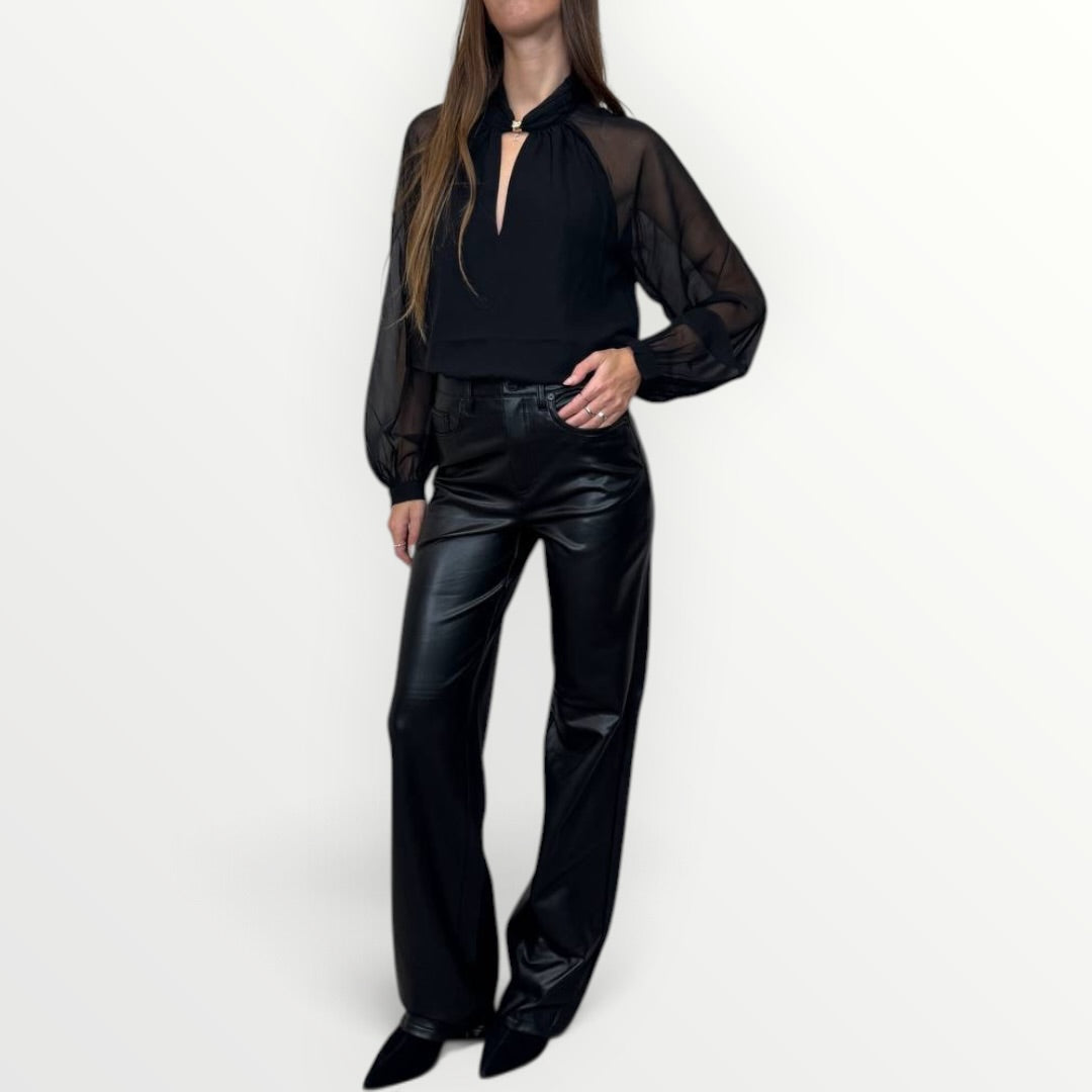 VERO MODA - PANTALONE TESSA LUNGO