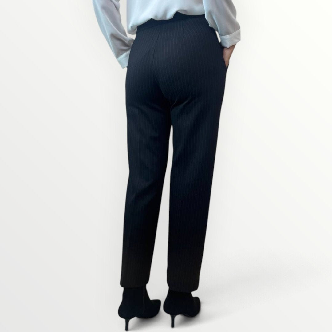 FERRONE - PANTALONE BOOMER GESSATO Immagine secondaria del prodotto