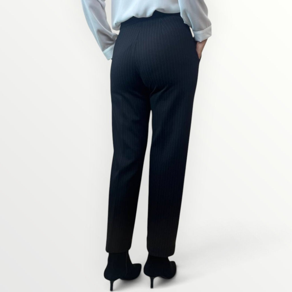 FERRONE - PANTALONE BOOMER GESSATO
