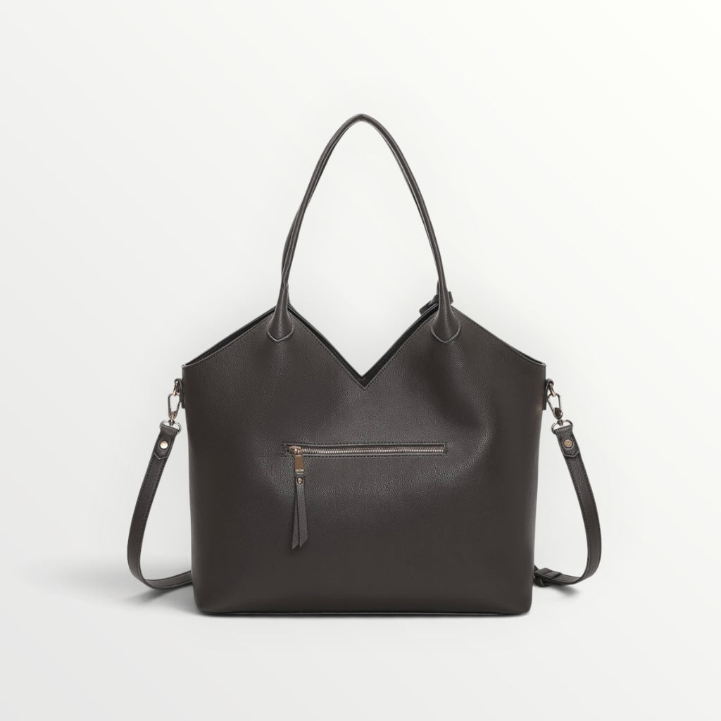 MIMI' MUA' - BORSA PATCH EFFETTO CAMOSCIO