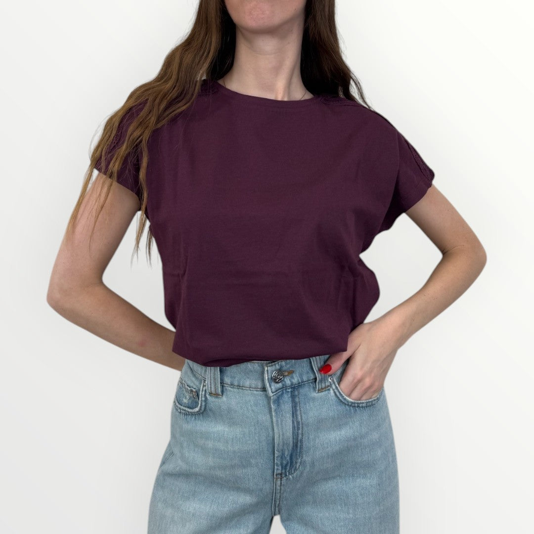 EMME MARELLA - T-SHIRT CHIFFON