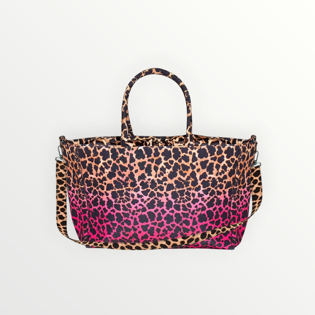 EFFEK - BORSA MARE CON ARRICCIATURA TRAMONTO