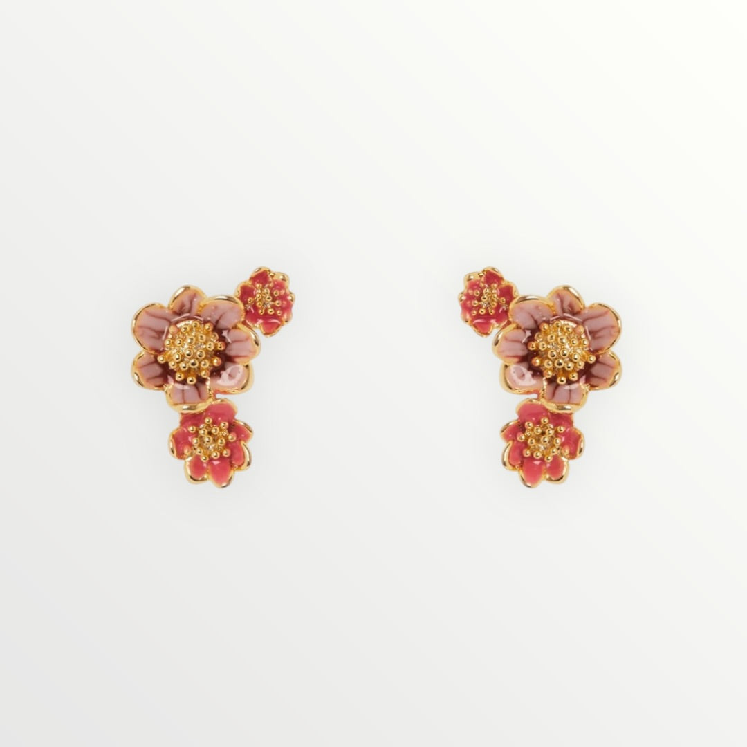 SODINI - ORECCHINI A TRE FIORELLINI