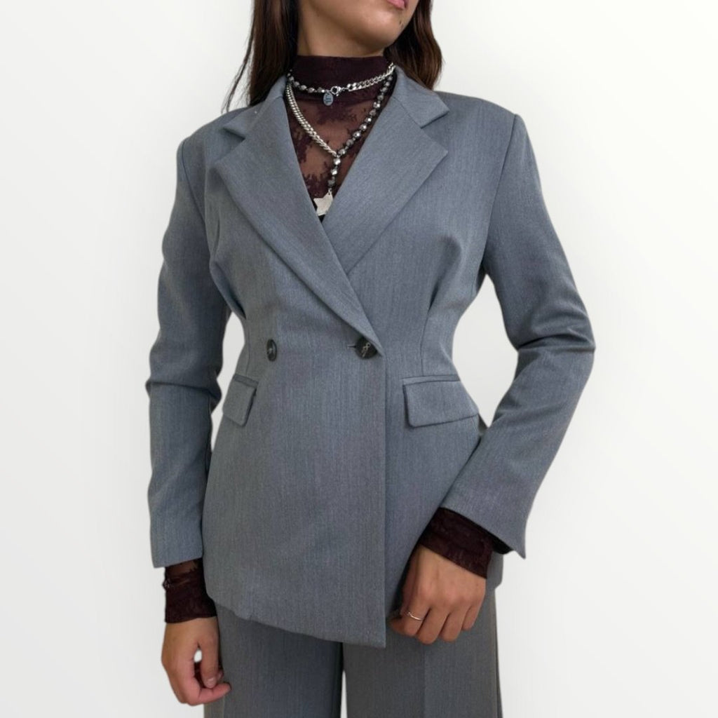 HAVEONE - GIACCA FITTATA DOPPIOPETTO
