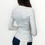 GUESS - CARDIGAN A COSTINA CON BOTTONI GIOIELLO