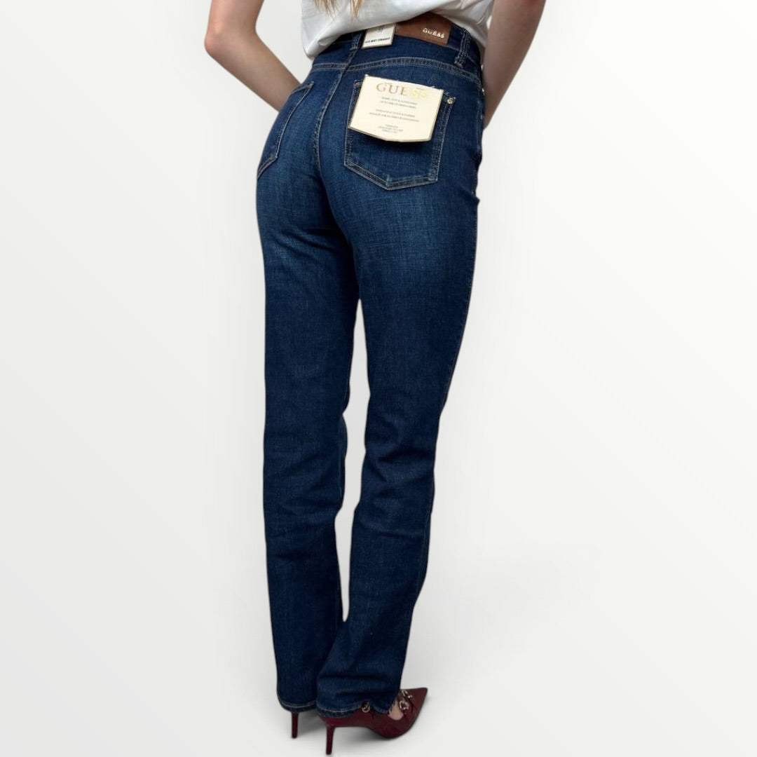 GUESS - JEANS A SIGARETTA LAVAGGIO SCURO