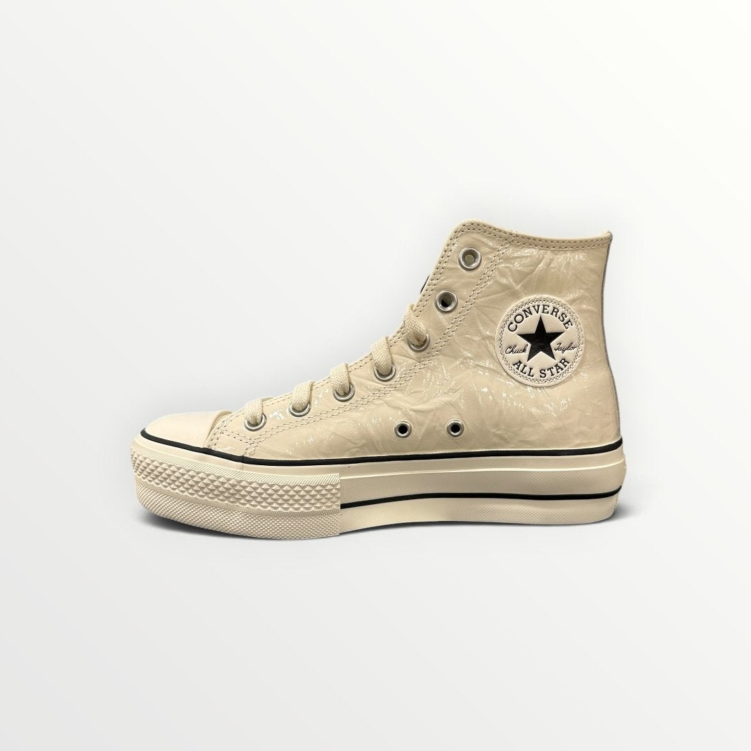 CONVERSE - SNEAKER IN VERNICE EFFETTO STROPICCIATO
