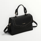 MIMI' MUA' - BORSA A MANO CON CUCITURE A VISTA