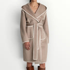 FRACOMINA - CAPPOTTO CON CUCITURE A CONTRASTO