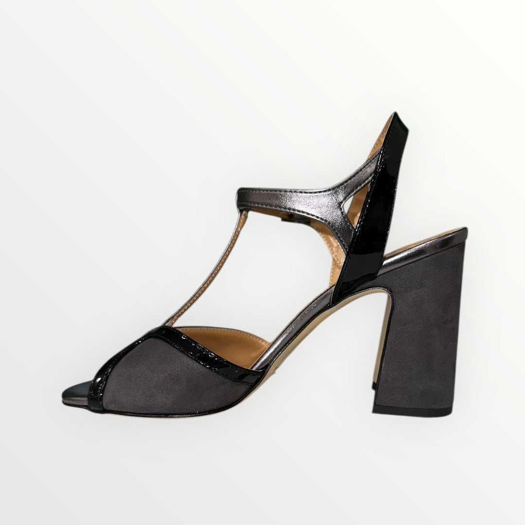 DIVINE FOLLIE - SANDALO CON TACCO LARGO