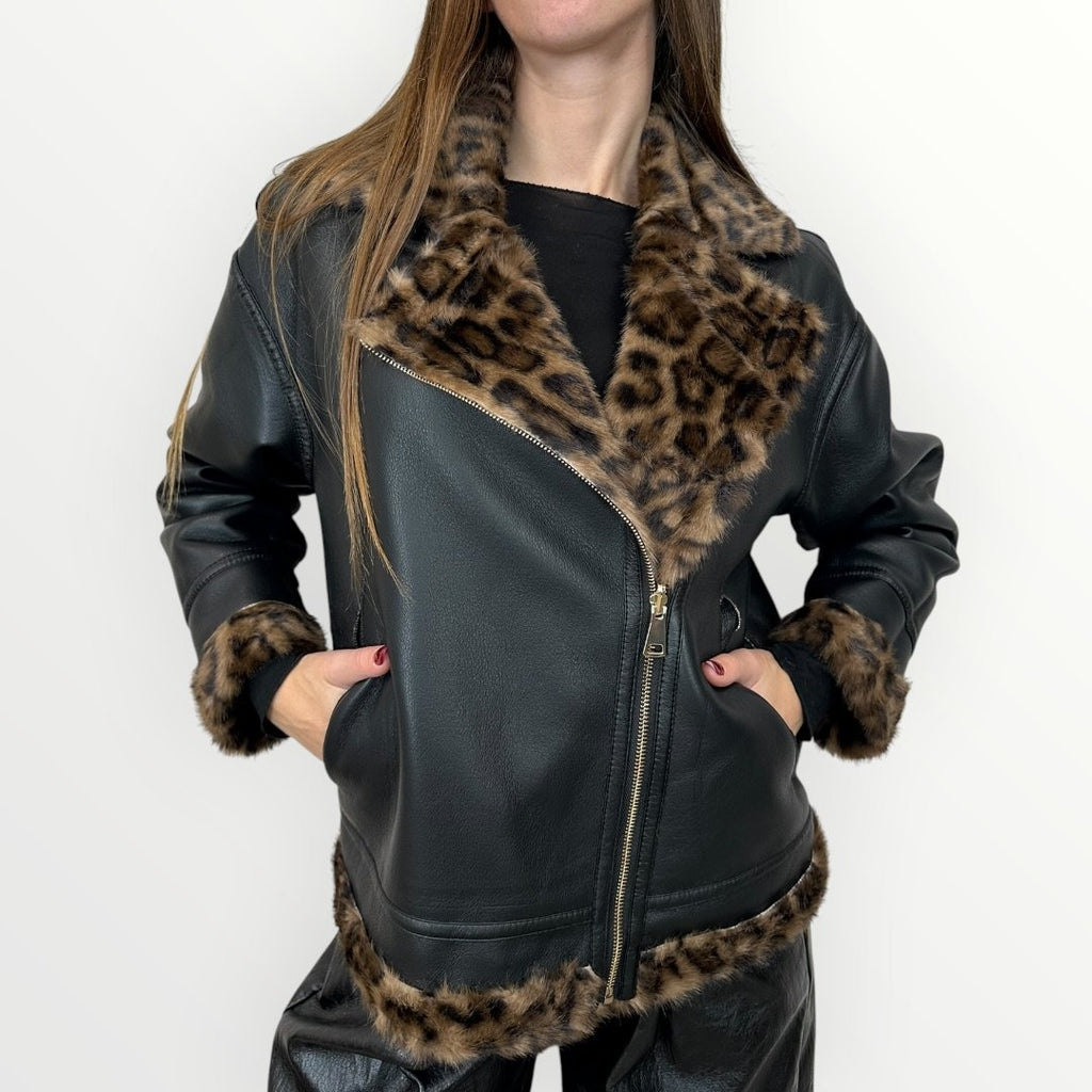 AYFEE - GIACCA BIKER REVERSIBILE
