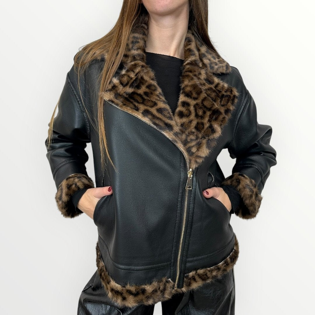 AYFEE - GIACCA BIKER REVERSIBILE