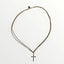 MOMI - COLLANA CROCE NERA