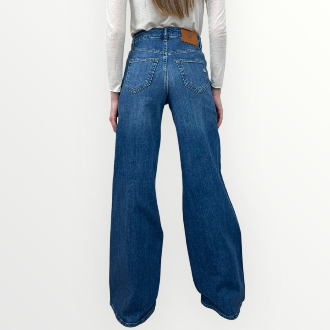 FRACOMINA - JEANS FLARE IN DENIM