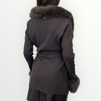 NO SECRETS - CARDIGAN CON INSERTI IN ECO-PELLICCIA