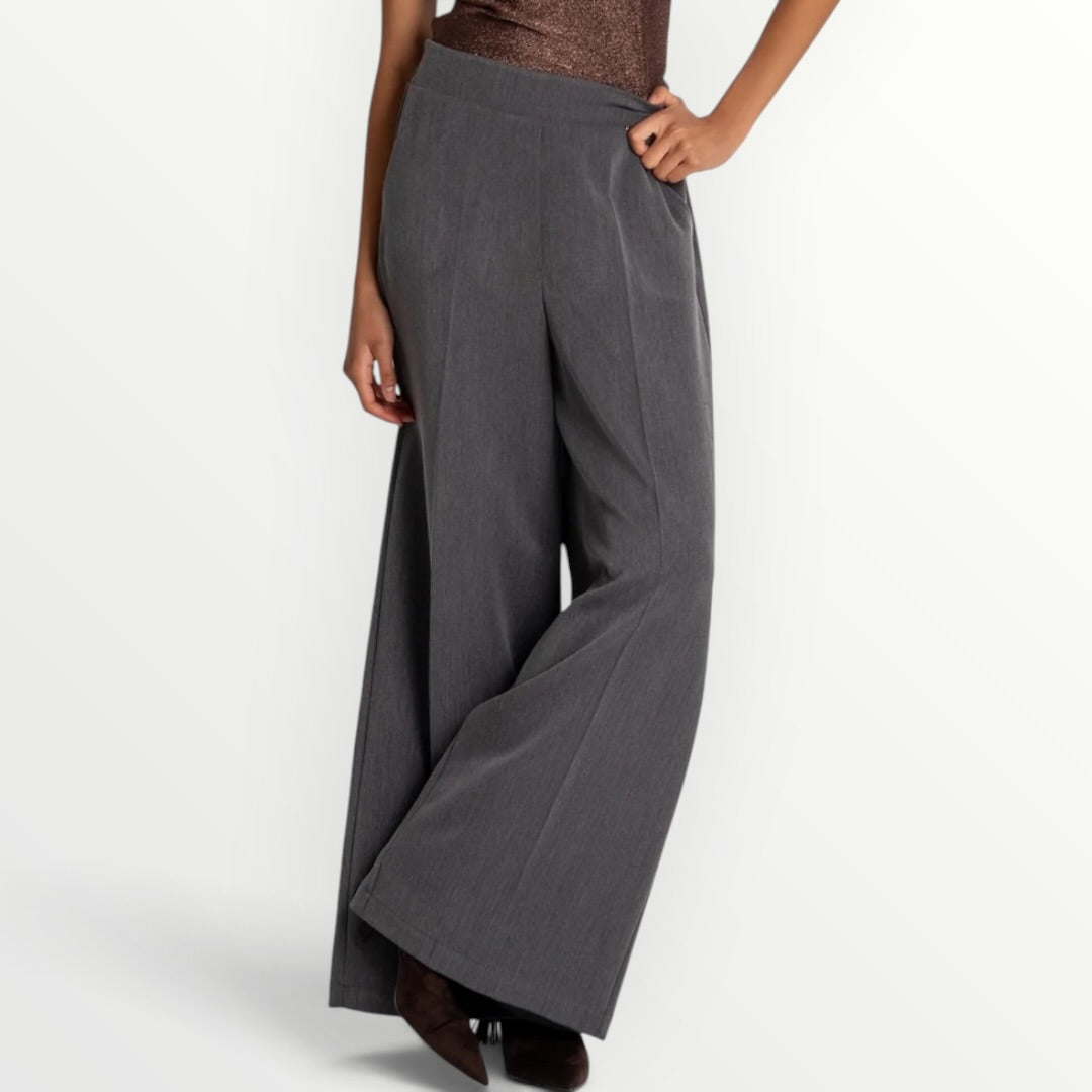 FRACOMINA - PANTALONE FLARE A VITA ALTA