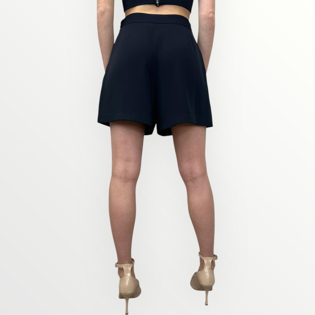 FRACOMINA - SHORT CON PIEGA SUL DAVANTI