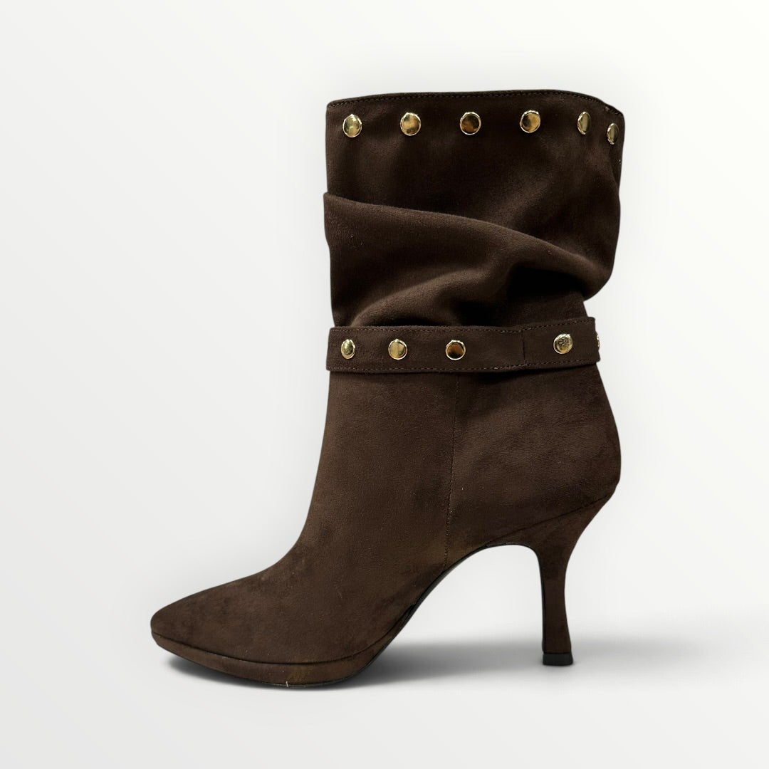 DIVINE FOLLIE - STIVALETTO MORBIDO CON BORCHIE