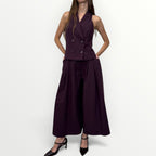 IMPERIAL - PANTALONE AMPIO A PALAZZO CORTO