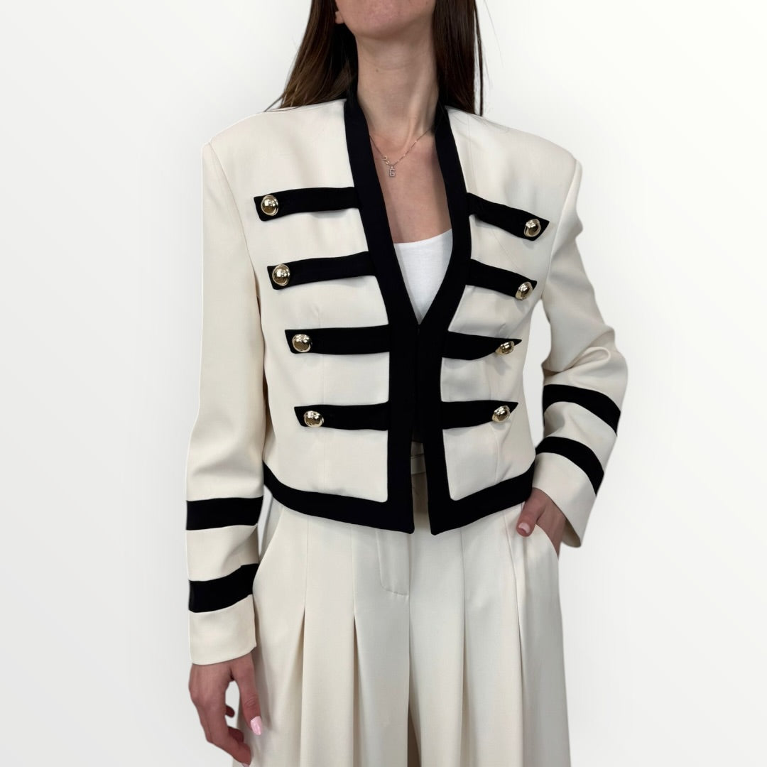 IMPERIAL - GIACCA CON DETTAGLI A CONTRASTO E BOTTONI