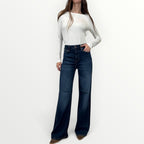 GUESS - JEANS A PALAZZO LAVAGGIO SCURO