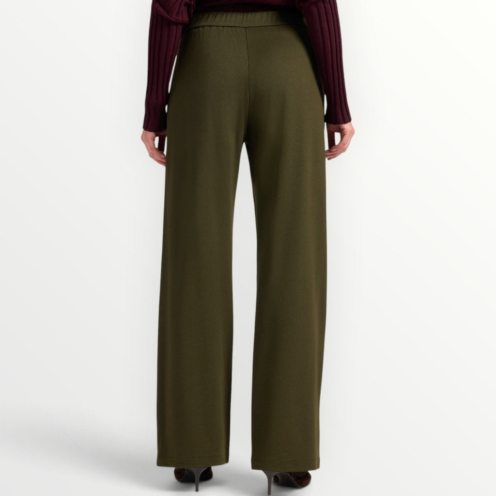 ELENA MIRO' - PANTALONE A PALAZZO IN MISTO VISCOSA