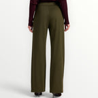 ELENA MIRO' - PANTALONE A PALAZZO IN MISTO VISCOSA