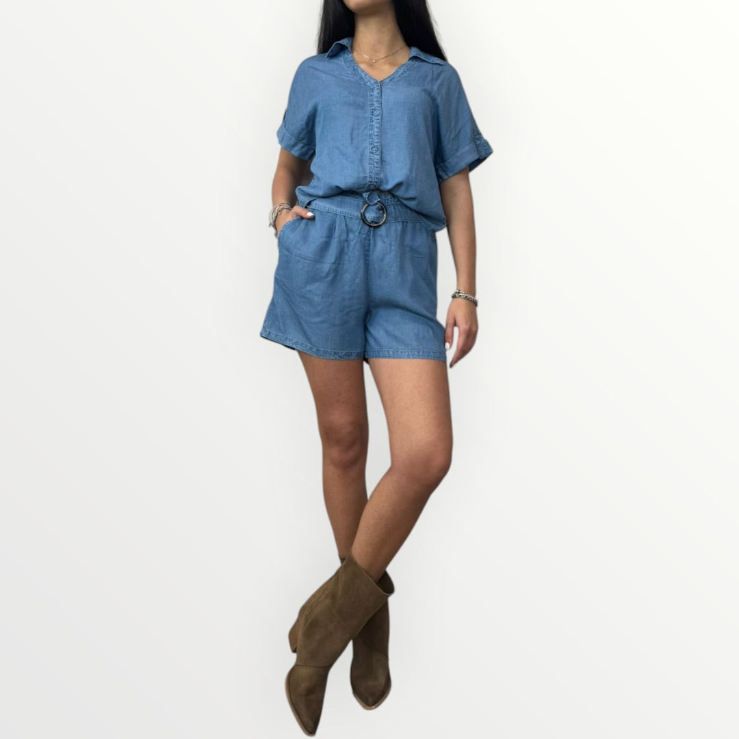 VERO MODA - SHORT FLEUR