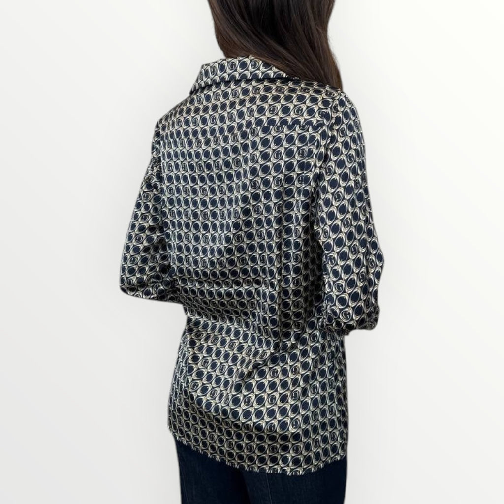 GUESS - CAMICIA IN FANTASIA GEOMETRICA