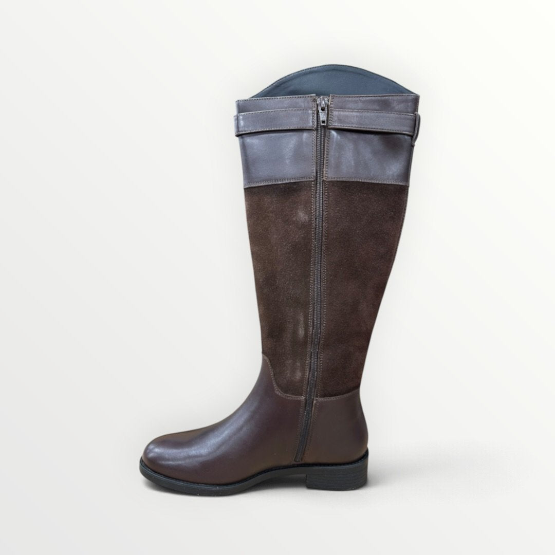 GEOX - STIVALE ESMEENA INSERTI SCAMOSCIATI