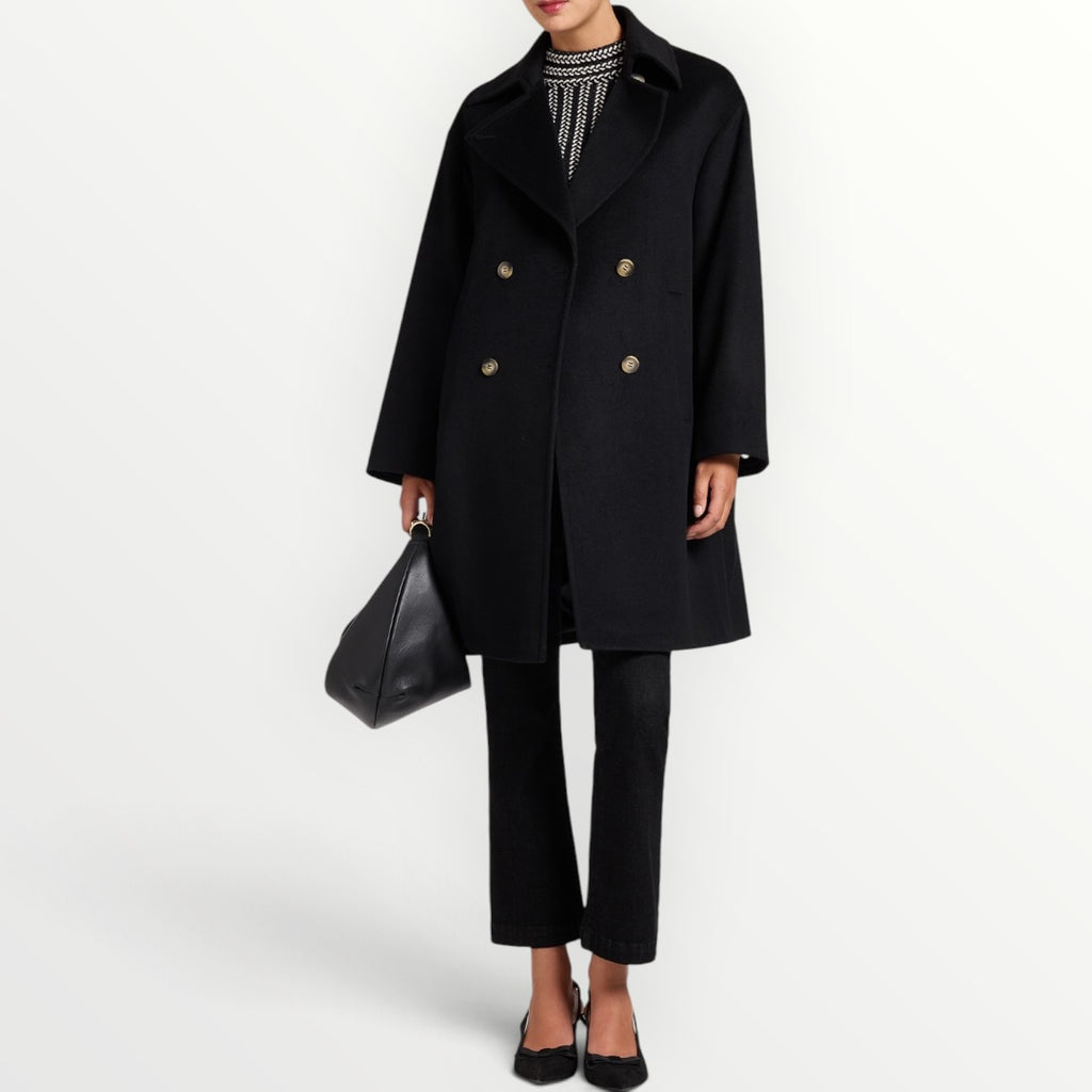 ELENA MIRO' - CAPPOTTO DOPPIOPETTO IN PURA LANA