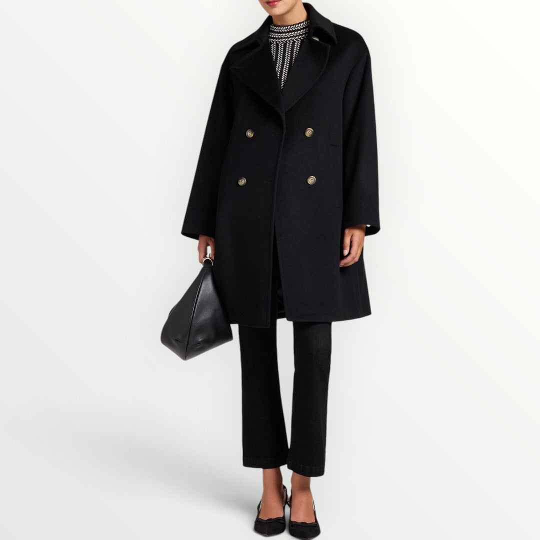 ELENA MIRO' - CAPPOTTO DOPPIOPETTO IN PURA LANA