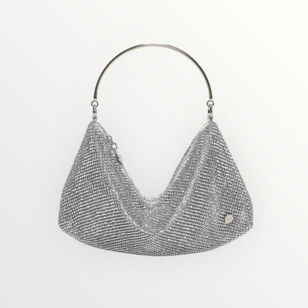 MIMI' MUA' - BORSA MORBIDA IN RETE DI STRASS