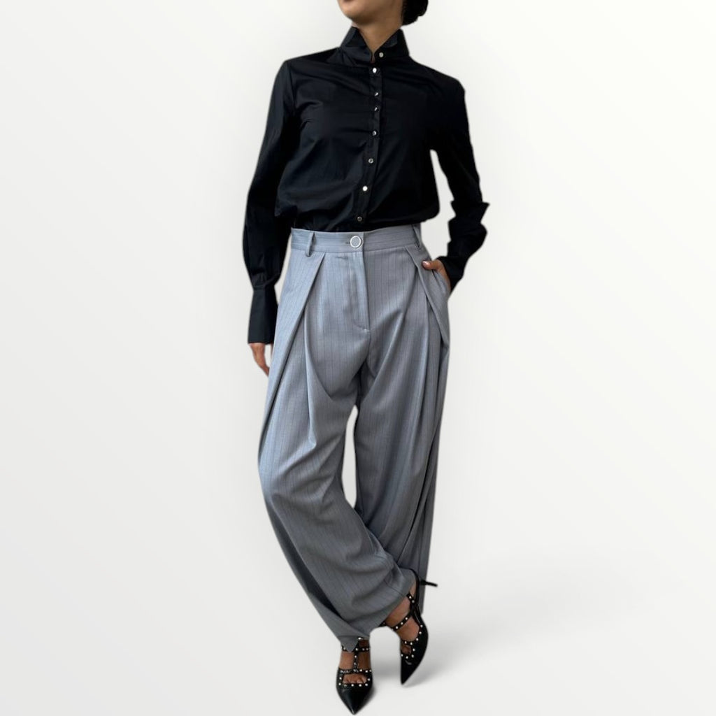 IMPERIAL - CAMICIA CON BOTTONCINI ORO