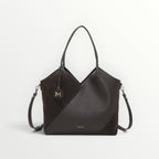 MIMI' MUA' - BORSA PATCH EFFETTO CAMOSCIO