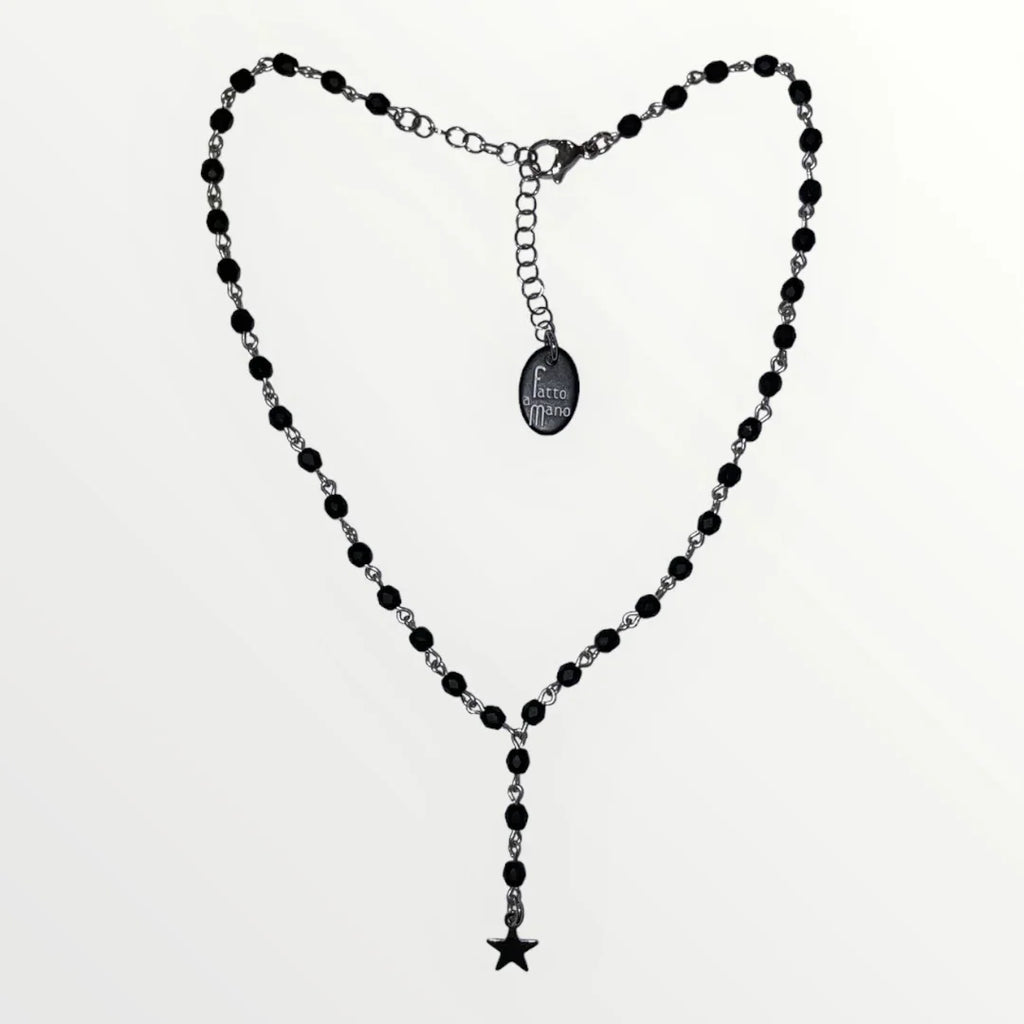 MOMI - COLLANA ROSARIO CORTO STELLA
