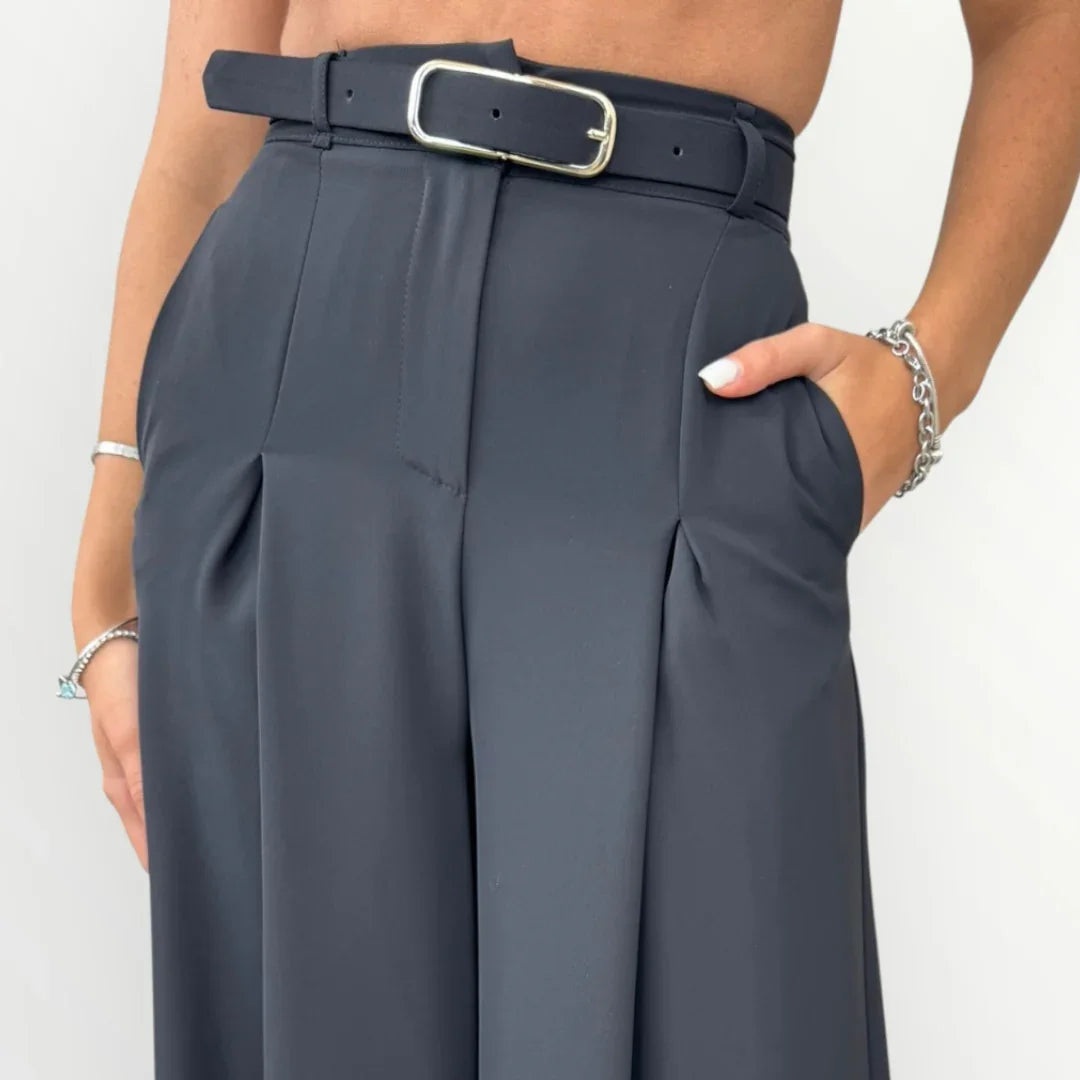 IMPERIAL - PANTALONE A PALAZZO CON PINCE