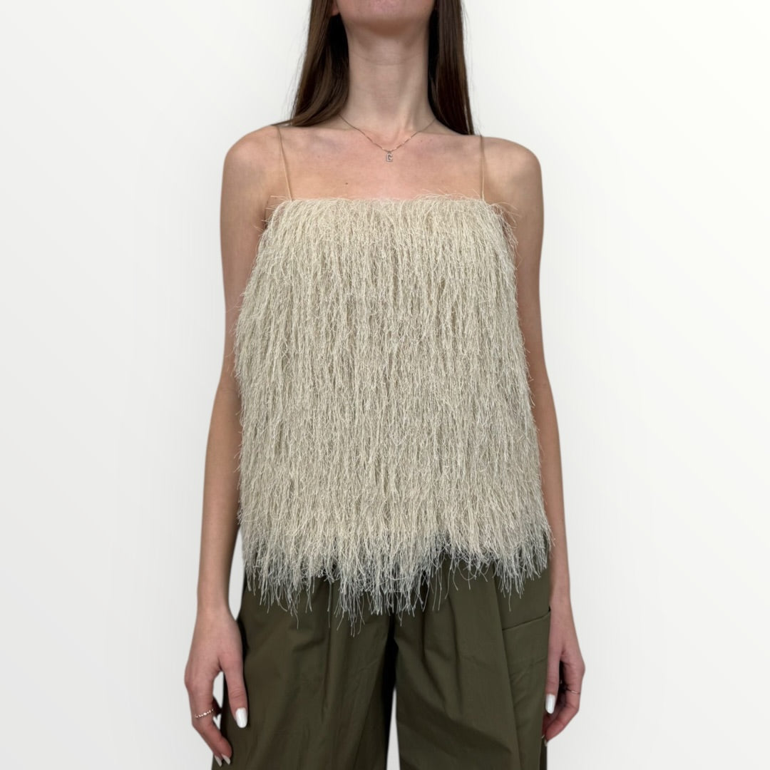 SOUVENIR - TOP CON FRANGE