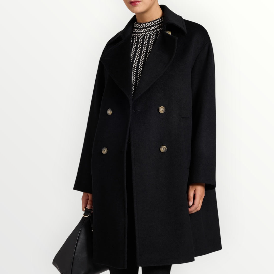 ELENA MIRO' - CAPPOTTO DOPPIOPETTO IN PURA LANA