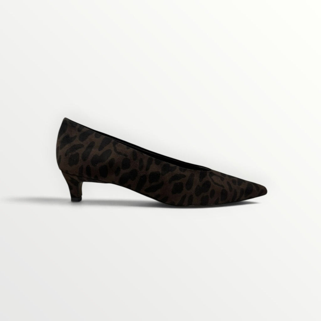 DIVINE FOLLIE - DECOLLETE' MINI TACCO SCAMOSCIATE