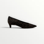 DIVINE FOLLIE - DECOLLETE' MINI TACCO SCAMOSCIATE