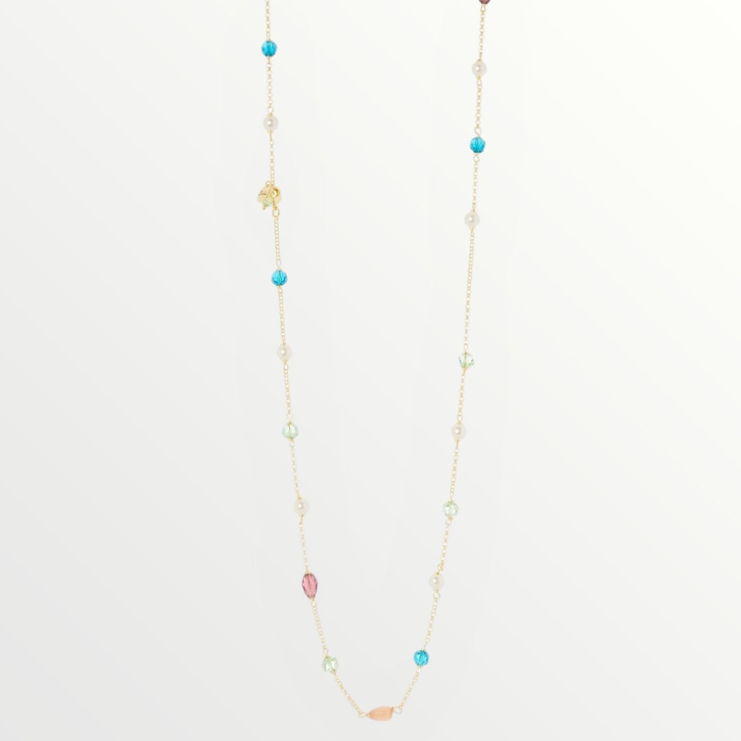 SODINI - COLLANA LUNGA CON CRISTALLI