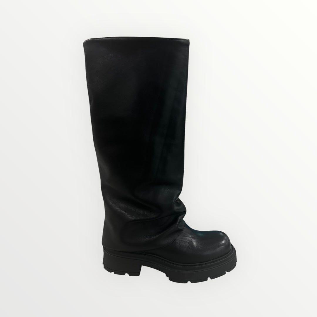 OVYE - STIVALE IN PELLE RISVOLTATO